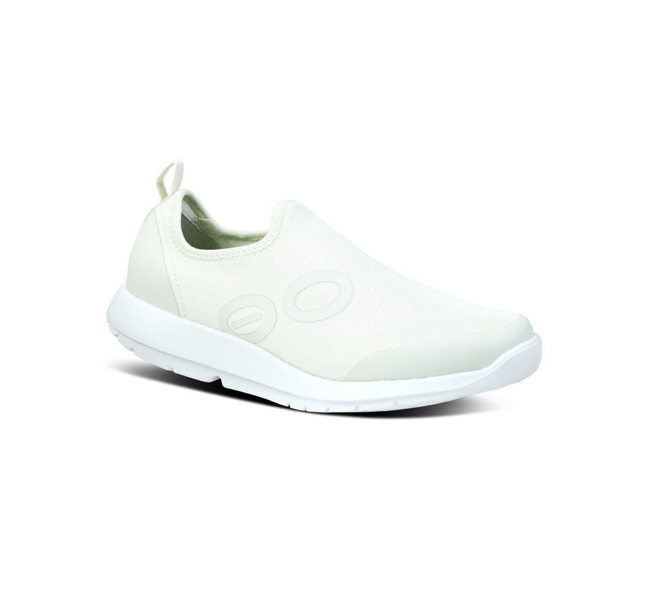 Oofos Women's Oomg Sport Low - Slip On Shoes Light Green ( ONLAW-5840 )